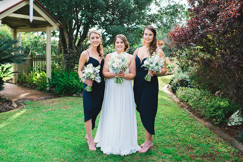 Photo of the Bride and Bridesmaids.