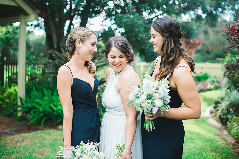 Photo of the Bride and Bridesmaids.