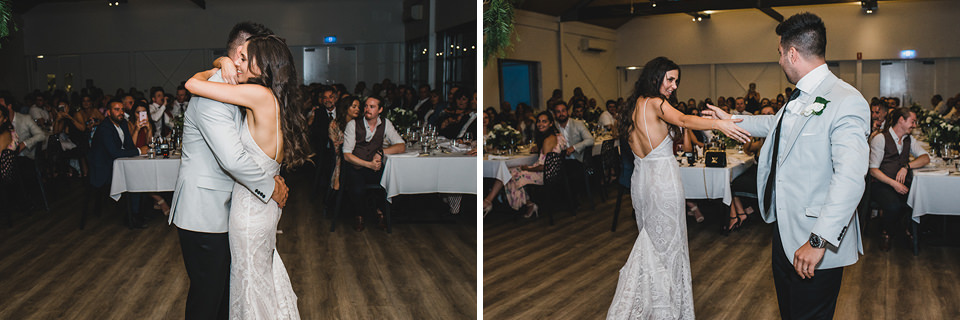Bride and Groom's first dance at Terindah Estate wedding.